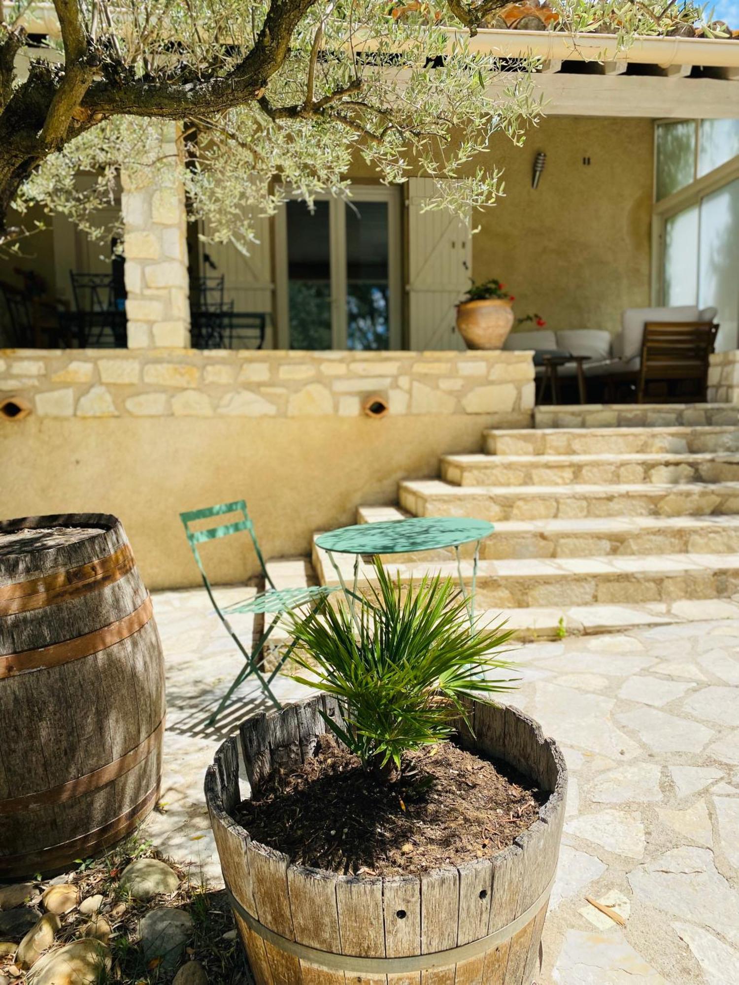 Magnifique Villa Typique Du Sud Avec Piscine Privee Et Jardin Mediterraneen Saint-Vincent-de-Barbeyrargues Екстер'єр фото